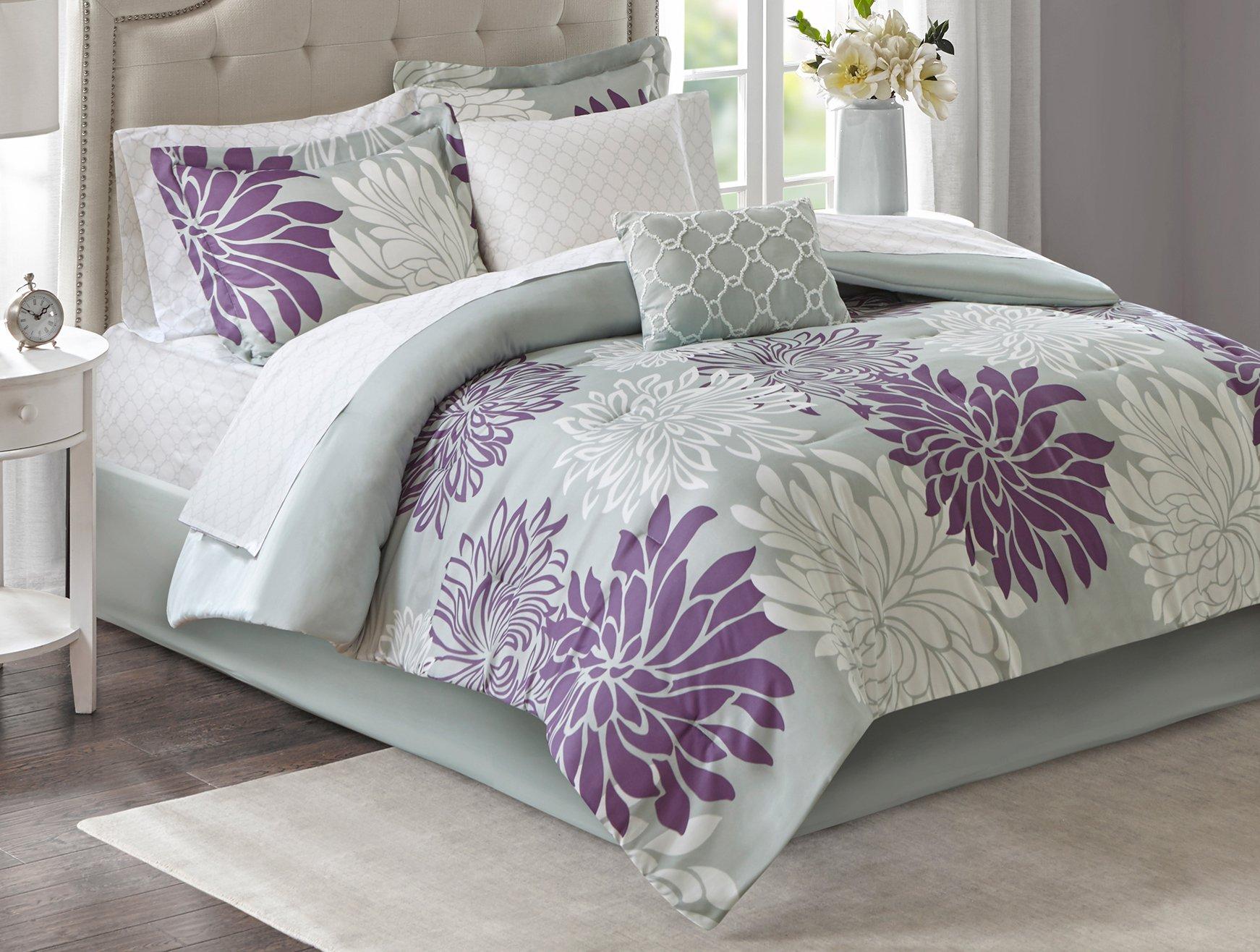 Details about   Madison Park Essentials Marible 9 Piece Complete Comforter Cotton Sheet Bedding